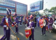 Tim Drumband SLBN 1 Bukittinggi Meriahkan Pawai Alegoris HUT RI ke 79