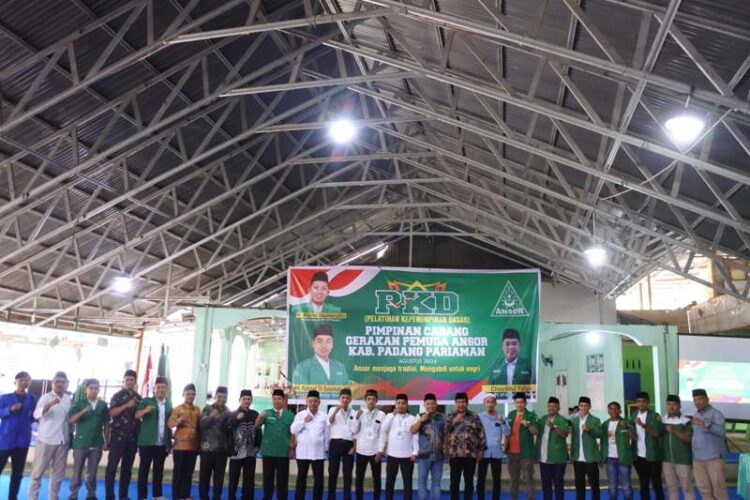 Pimpinan Cabang Ansor Padang Pariaman gelar Pelatihan Kader Dasar (PKD) ke VI, di Pesantren Nurul Yaqin Ambung Kapue, Senin (5/8). IST