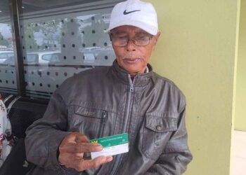 Peserta BPJS Kesehatan Adi Gusni warga Kecamatan Malalak dapat menjalani operasi ginjal tanpa membayar rumah sakit, hanya bermodalkan KTP.