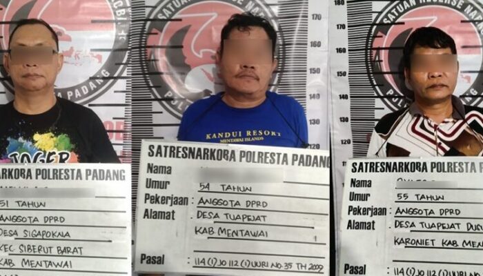 Baru Dilantik, Tiga Oknum DPRD Mentawai Pesta Sabu