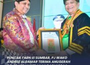 Pj Wali Kota Padang Andre Dianugerahi Gelar Kepangeranan Jawa