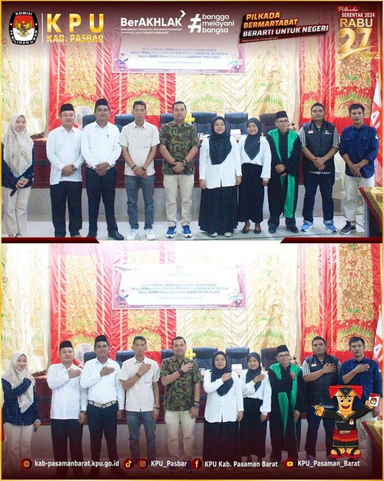 KPU Pasbar membutuhkan 6.272 petugas Kelompok Penyelenggara Pemungutan Suara (KPPS) pada Pilkada 2024 yang akan ditempatkan di 896 TPS