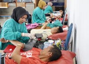Rangkaian HUT Ke-79 PT KAI, Divre II Sumatera Barat Gelar Donor Darah