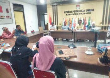 KPU Sijunjung Tetapkan Dua Paslon Maju di Pilkada Sijunjung 2024