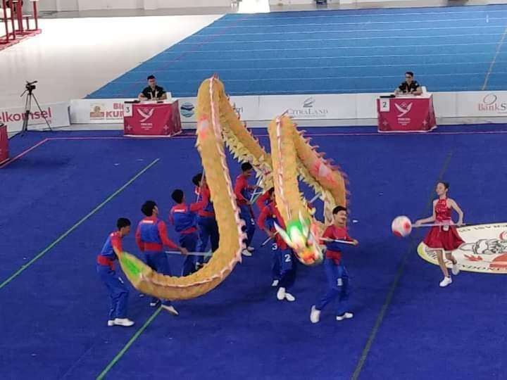 Barongsai Sumbar Raih Medali Perak PON 2024