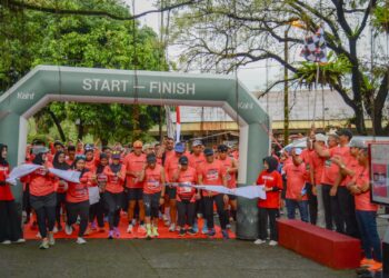 PT Semen Padang menggelar Semen Padang Fun Run 2024, pada Minggu (11/8) pagi.  IST