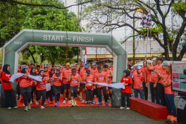 PT Semen Padang menggelar Semen Padang Fun Run 2024, pada Minggu (11/8) pagi. IST