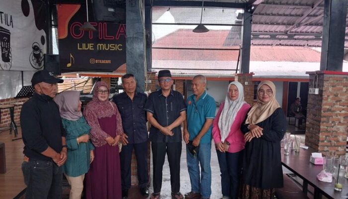 Silaturahmi dengan Purnawirawan, Hendri Septa Tegaskan Komitmen Bangun Infrastruktur