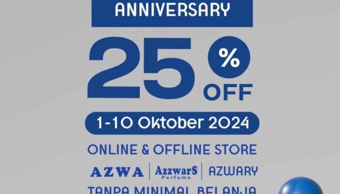 Jangan Ketinggalan! AzzwarS Perfume Hadirkan Promo Diskon 25%