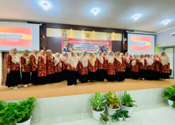 Pengurus Dharma Wanita Satuan Pendidikan se Cabdin IV Dikukuhkan