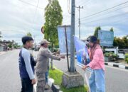 Bawaslu Kota Pariaman Tertibkan APK Langgar Aturan