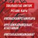 Seruan #BebaskanPetaniKapa menggema di jagad media sosial sebagai bentuk protes atas sembilan petani ditangkap oleh aparat.