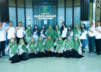 Puskesmas Jua Gaek Kabupaten Solok menjalani penilaian zona integritas bebas korupsi  Kementerian PANRB RI secara daring.