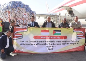 Pemerintah Indonesia kembali mengirimkan bantuan kemanusian bagi Palestina yang tengah menghadapi serangan militer Israel.