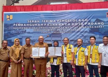 Pemko Padang Terima Pengelolaan Pasar Raya Fase VII Dari BPPW Sumbar