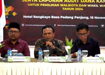 Paslon Pilkada Padang Panjang Wajib Sampaikan LPPDK kepada KPU