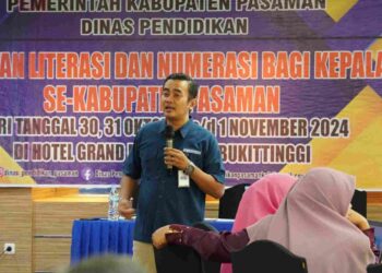 Kepala SMP se-Kabupaten Pasaman Ikuti Sosialisasi BPJS Kesehatan