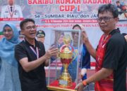 Pjs Bupati Solsel Juara 1 Turnamen Tenis Meja SRG Cup I Solok Selatan