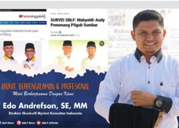 Elektabilitas  Menguat Seminggu Jelang Pencoblosan. Mahyeldi-Vasco Berpotensi Raih Kemenangan Telak