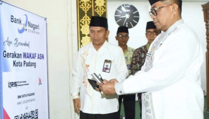 Jadi Kota Wakaf, Pemko Padang Luncurkan Gerakan Wakaf Uang Bagi ASN