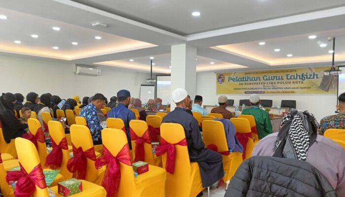 Pemkab Lima Puluh Kota Laksanakan Pelatihan Guru Tahfiz