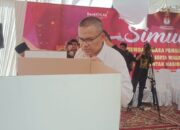 KPU Tanah Datar Gelar Simulasi Pemilu di Lapangan Cindua Mato