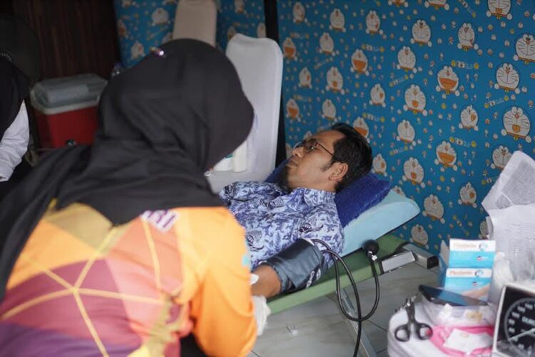 Korpri Solsel lakukan kegiatan donor darah. ABDUL QODIR