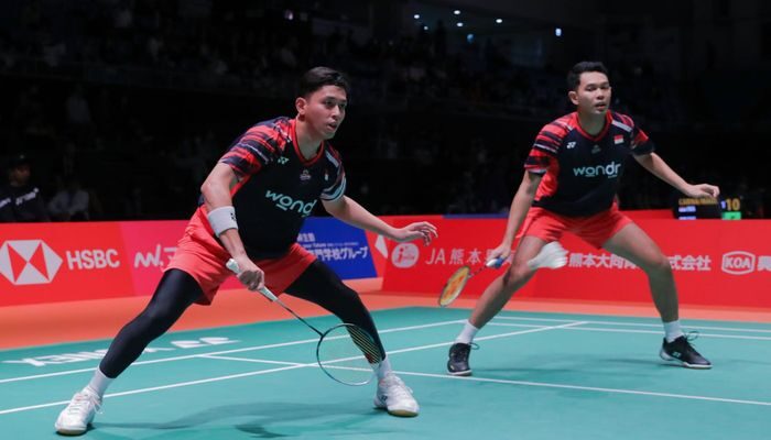 Kumamoto Masters, Dua Ganda Putra Indonesia ke 16 Besar