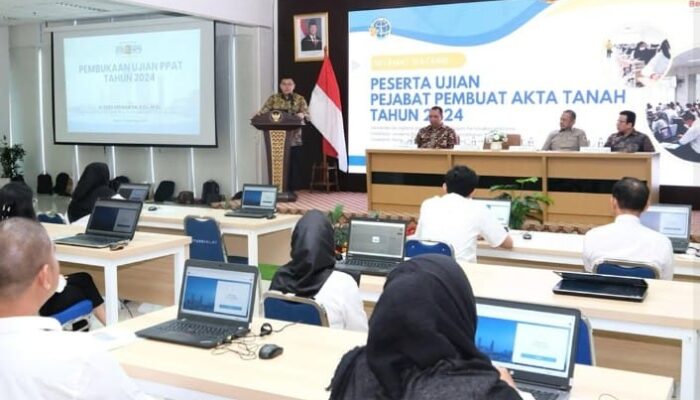 Buka Ujian PPAT 2024, Wamen Ossy Harapkan PPAT Turut Dukung Layanan Pertanahan yang Adil, Merata, dan Berkesinambungan