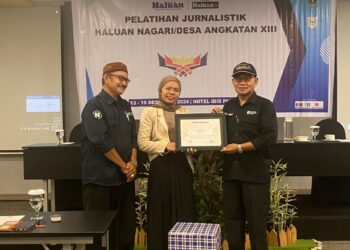 Tiga Nagari di Sumatera Barat Sabet Penghargaan Jurnalistik Haluan Nagari