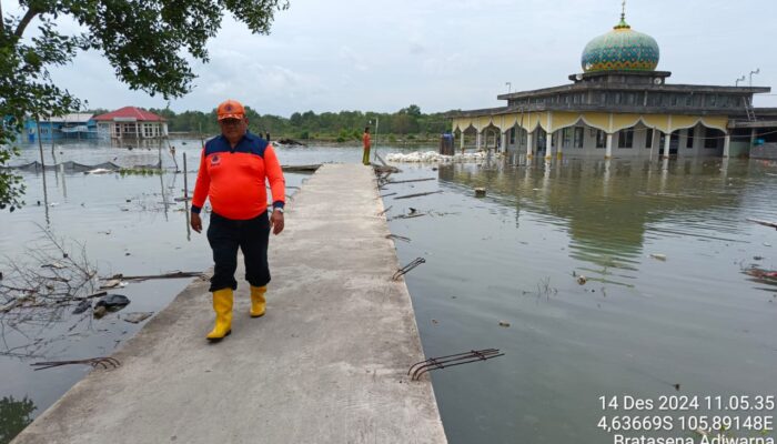 Banjir Rob di Kabupaten Tulang Bawang, Berangsur Surut