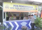 Kapolres Pasbar Lakukan Pengecekan Pos Pengamanan dan Pelayanan Operasi Lilin 2024
