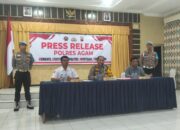 Sepanjang Tahun 2024, Polres Agam Ungkap 37 Kasus Narkoba, 47 Tersangka Diamankan