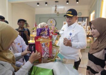 Jelang Nataru, Andree Algamar Bersama BPOM Inpeksi Pusat Perbelajaan