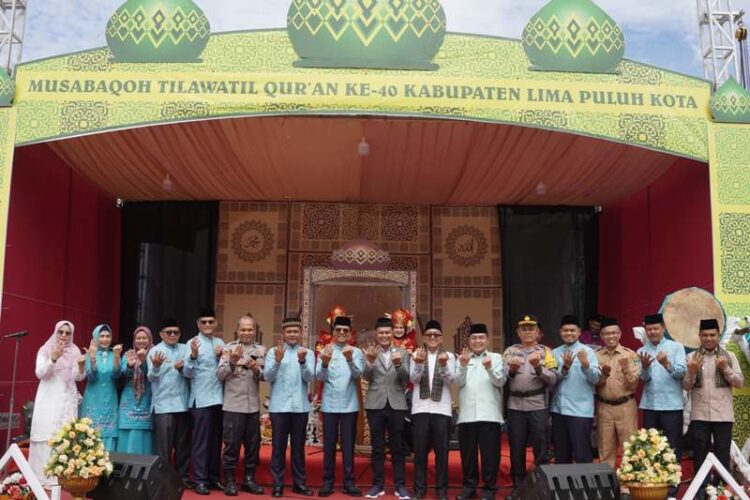 MTQ Nasional Tingkat Kabupaten Lima Puluh Kota ke-40 resmi dimulai di Lapangan Kubu Gadang, Taeh Baruah, Kecamatan Payakumbuh, Senin (9/12). IST