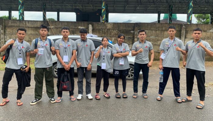 Sasana Luki Boxing Camp Turunkan Tujuh Petinju Terbaik di Minang Combat Sport MCS Vol 1 Satbrimob Polda Sumbar 2024