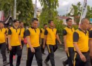 Jaga Kebugaran Personel, Polres Solok Kota Gelar Olahraga Bersama