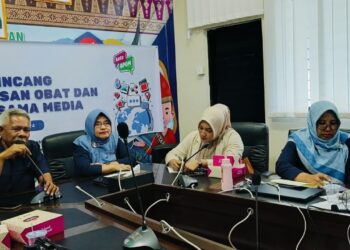 Bahas Soal Tupoksi, BBPOM di Padang Temu Media
