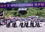 Rebutkan Piala Kapolda, Polres Padang Panjang Bersama IMI Gelar Open Road Race