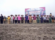 Polres Padang Panjang Turut Ambil Bagian Penanaman Serentak Satu Juta Hektare Jagung