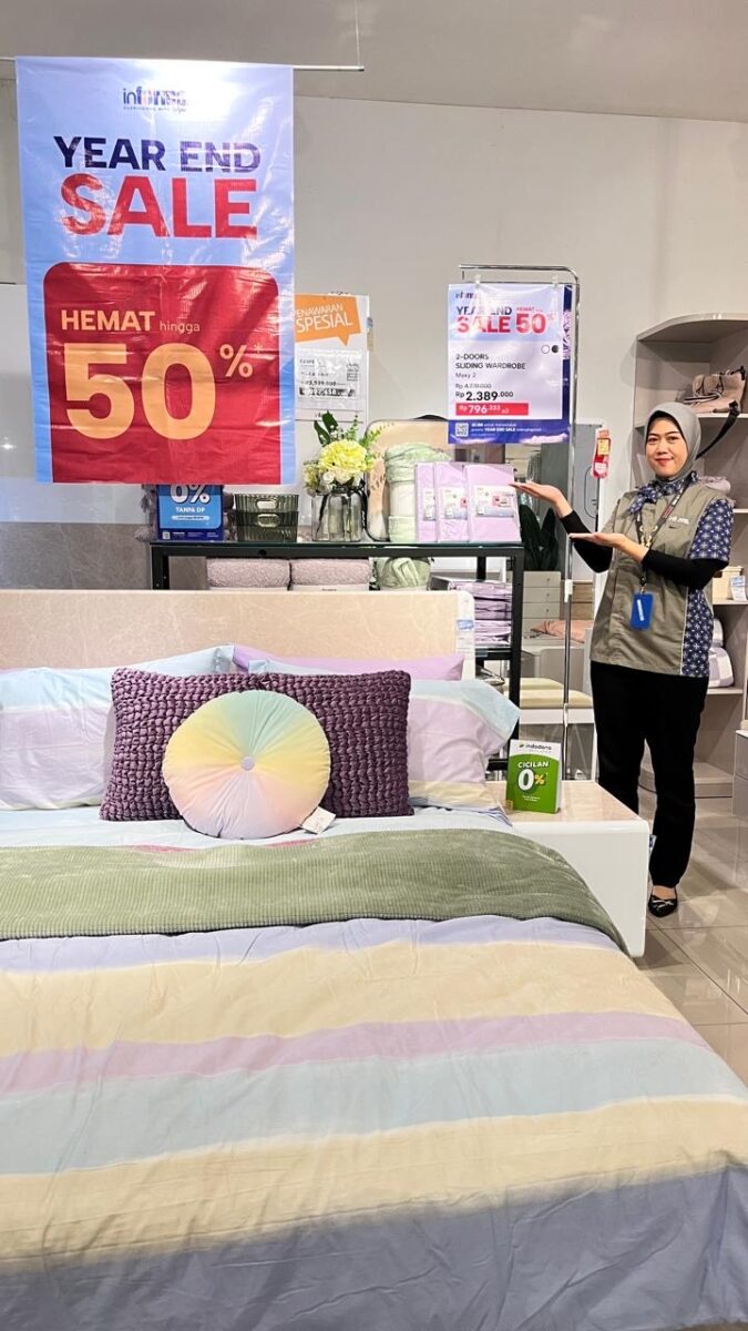 Promo Produk Informa Living hingga 5 Januari. Kamis (2/1). IST