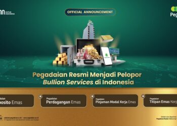 Dapat Restu OJK, Pegadaian Jadi Pelopor Bulion Service di Indonesia