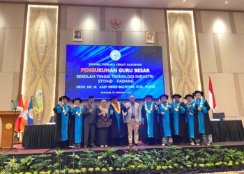 STTIND Padang Kukuhkan Guru Besar Pertama, Prof. Dr. Ir. Asep Neris Bachtiar, M.Si., M. Eng