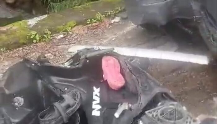 Dua Unit Mobil dan Satu Sepeda Motor Terlibat Kecelakaan di Panorama I