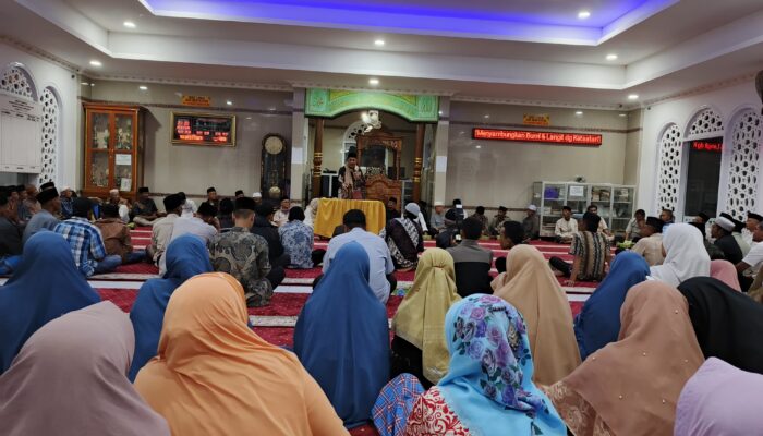 Jemaah Masjid Batang Lawe Gelar Tablig Akbar Isra Mi’raj 1446 H, Penceramah Sampaikan Nasehat Malaikat Jibril