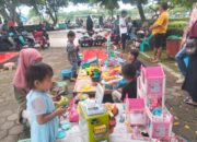 Liburan, Taman Bermain GOR Rang Agam Dipadati Pengunjung