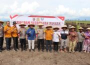 Wujudkan Program Ketahanan Pangan, Polres Pasbar Gelar Penanaman Jagung Bersama Pemda