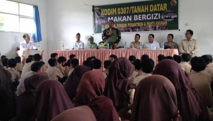 Kodim 0307 Tanah Datar Selenggarakan Program Makan Bergizi Gratis