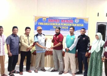 Pemerintah Desa Sikapak Timur Serahkan LKPPD kepada BPD