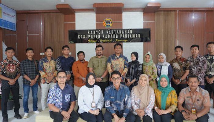 Kantor Pertanahan Kabupaten Lima Puluh Kota Kunjungi Kantah Padang Pariaman